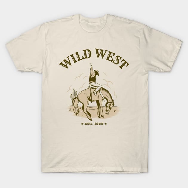 Wild West T-Shirt by Whizbizb3